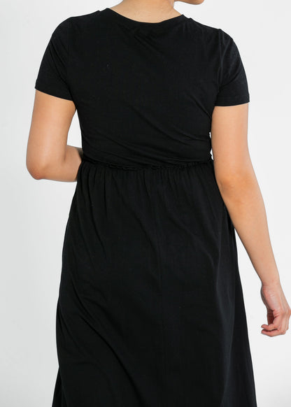 Brie Short Sleeve Maxi Dress