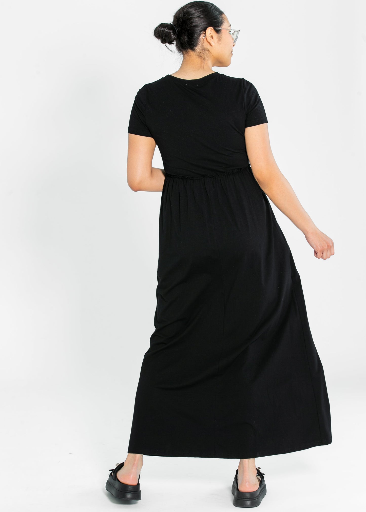Brie Short Sleeve Maxi Dress