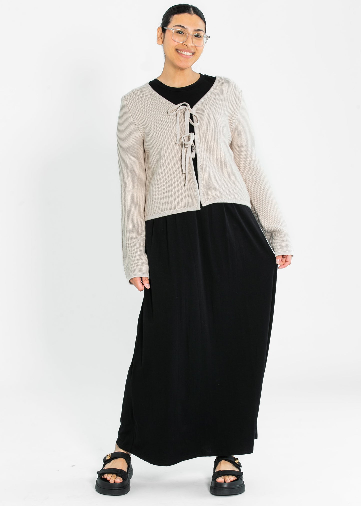 Brie Short Sleeve Maxi Dress