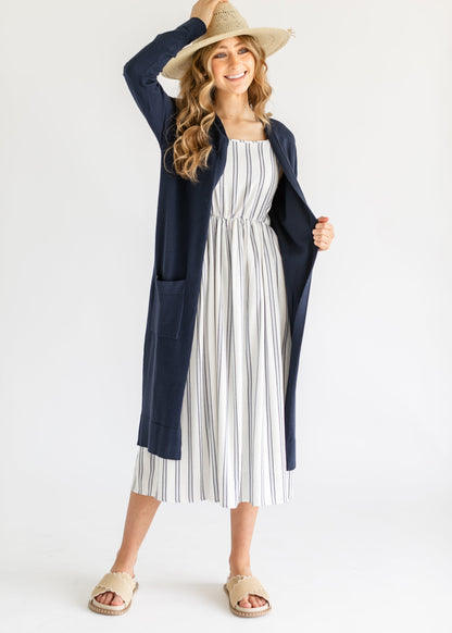 Essential Long + Soft Cardigan