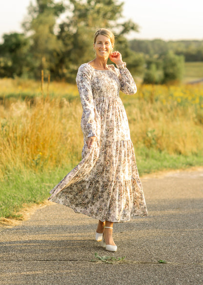 Gia Long Sleeve Maxi Dress