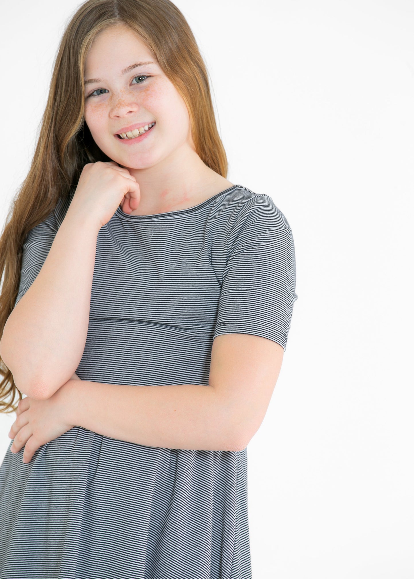 Girl's Saylor Skater Midi Dress