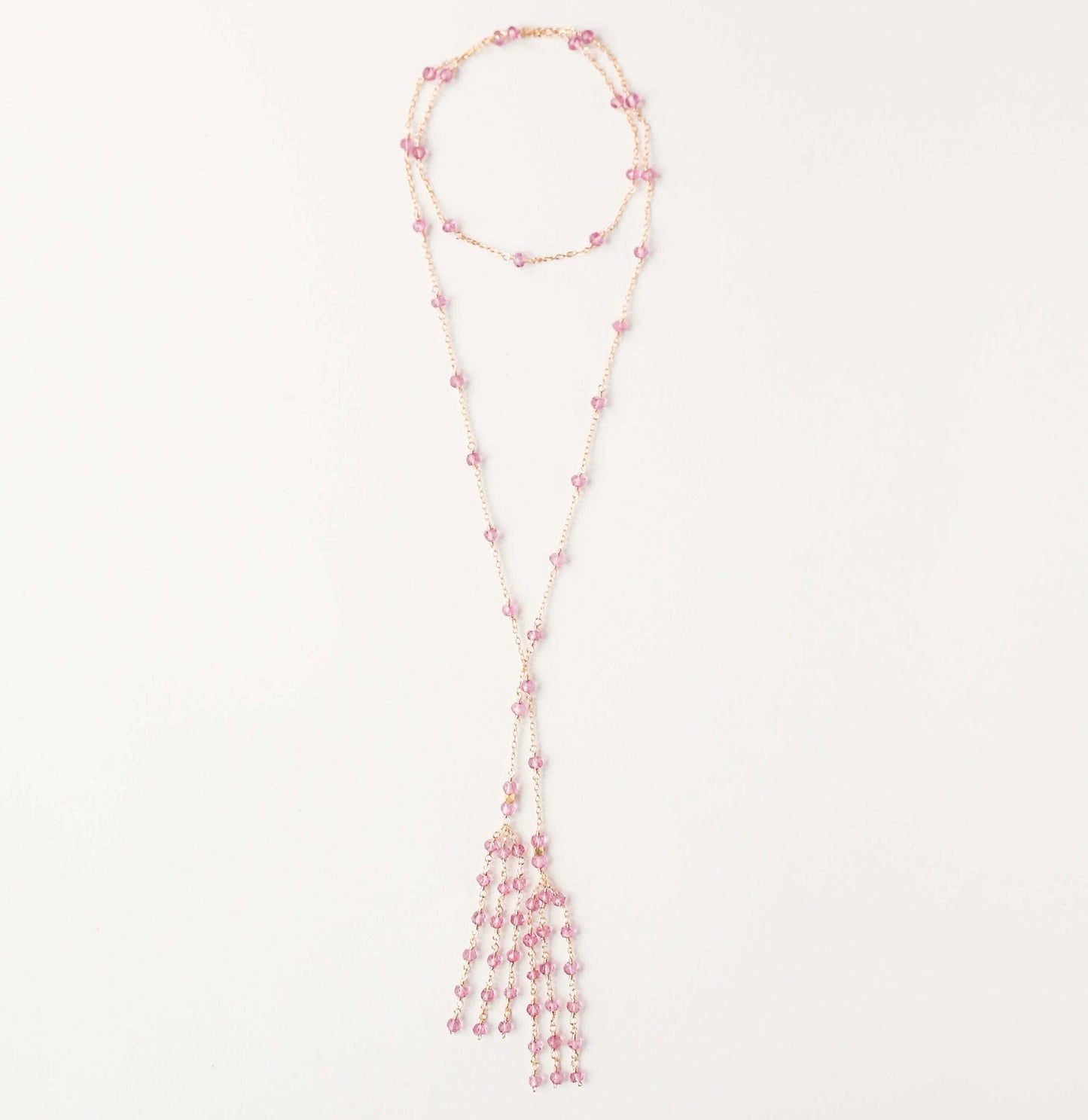 Gemstone Ballet Lariat Necklaces