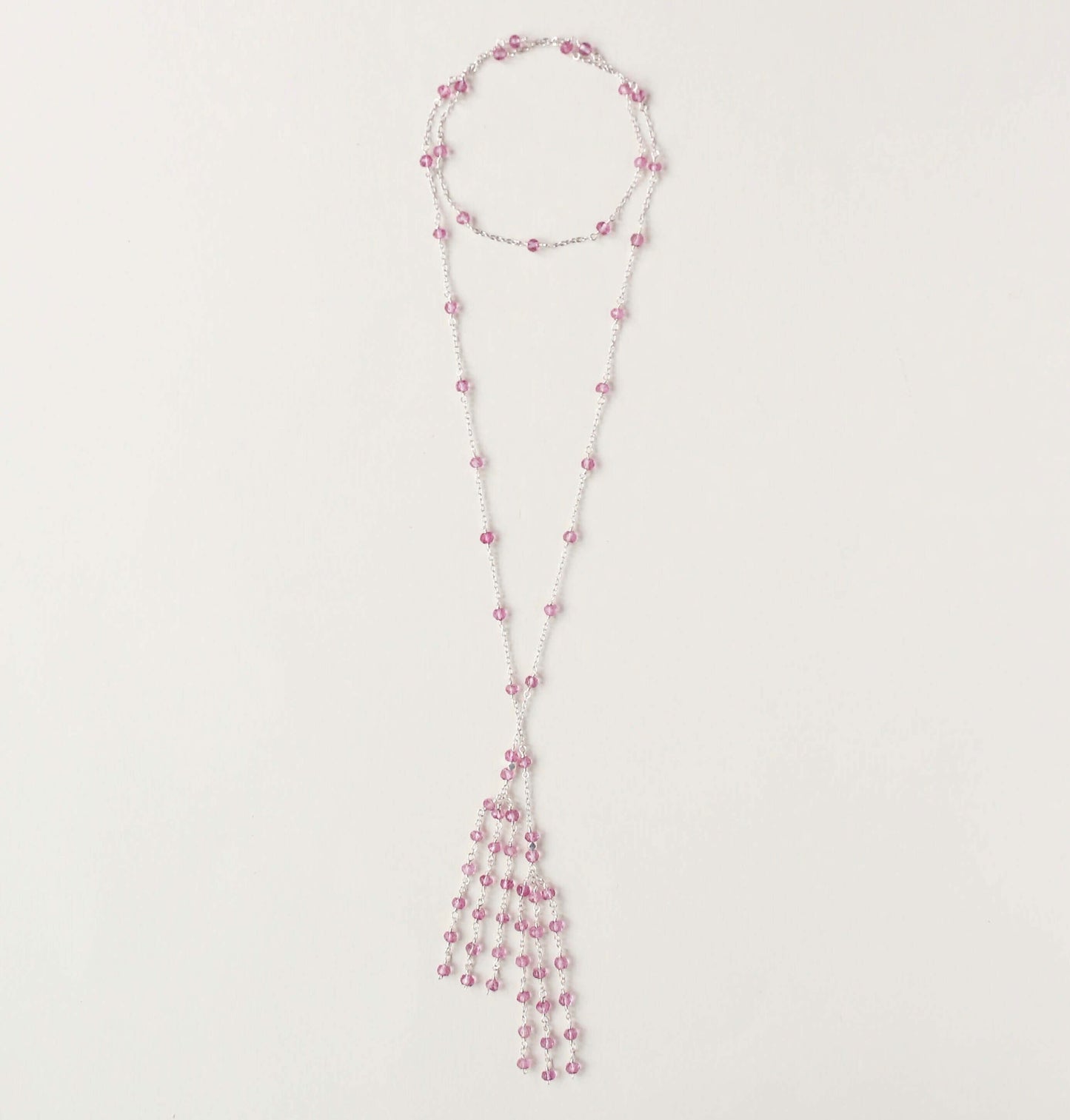 Gemstone Ballet Lariat Necklaces
