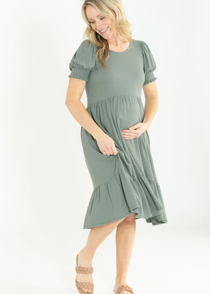 Jess Short Sleeve Midi Dress
