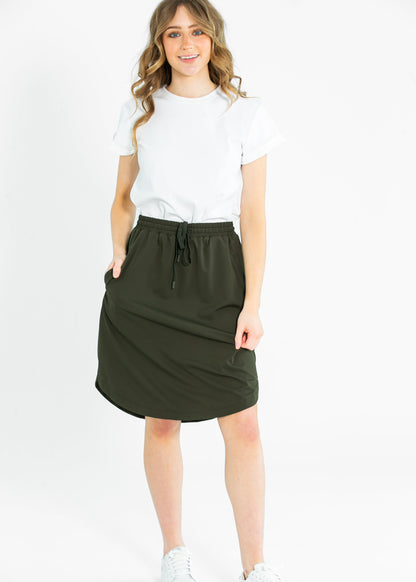 Kenedi Sport Athletic Midi Skirt