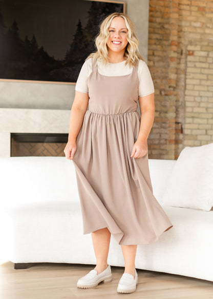 Laken Smocked Back Midi Dress