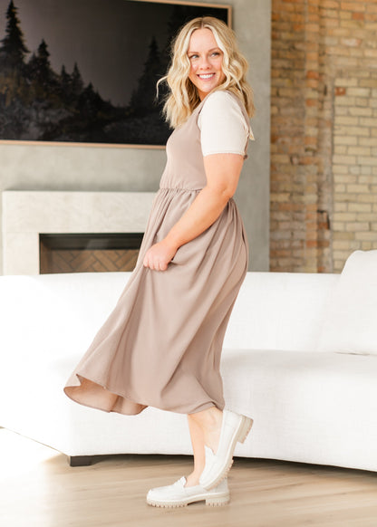 Laken Smocked Back Midi Dress