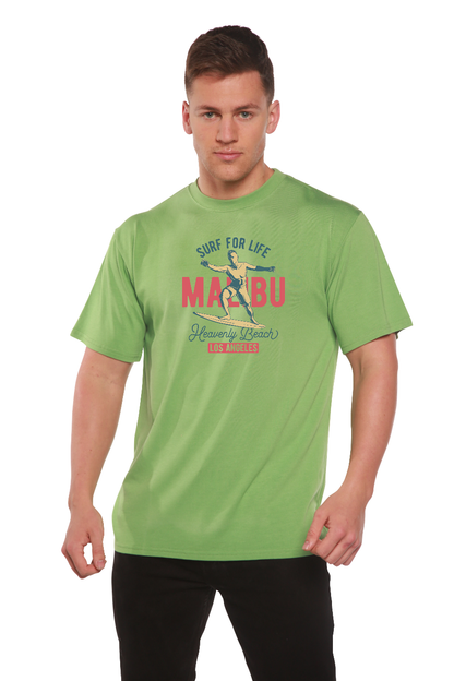 MALIBU Men's Bamboo Viscose/Organic Cotton Short Sleeve Graphic T-Shirt