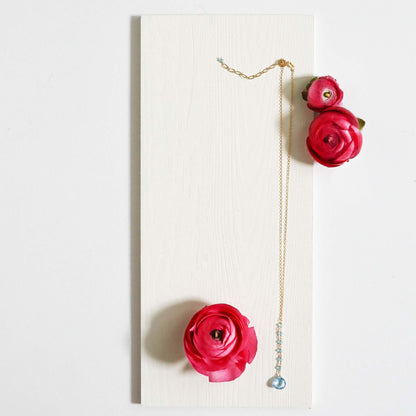 Aquamarine Quartz Mini Yoga Pendant