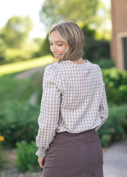 Blake Cinched Sleeve Blouse