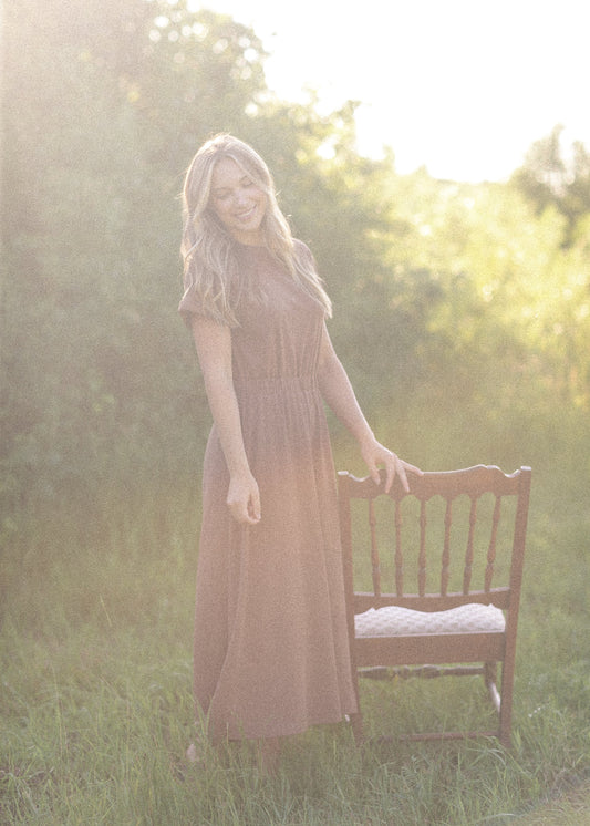 Casey Cap Sleeve Midi Dress