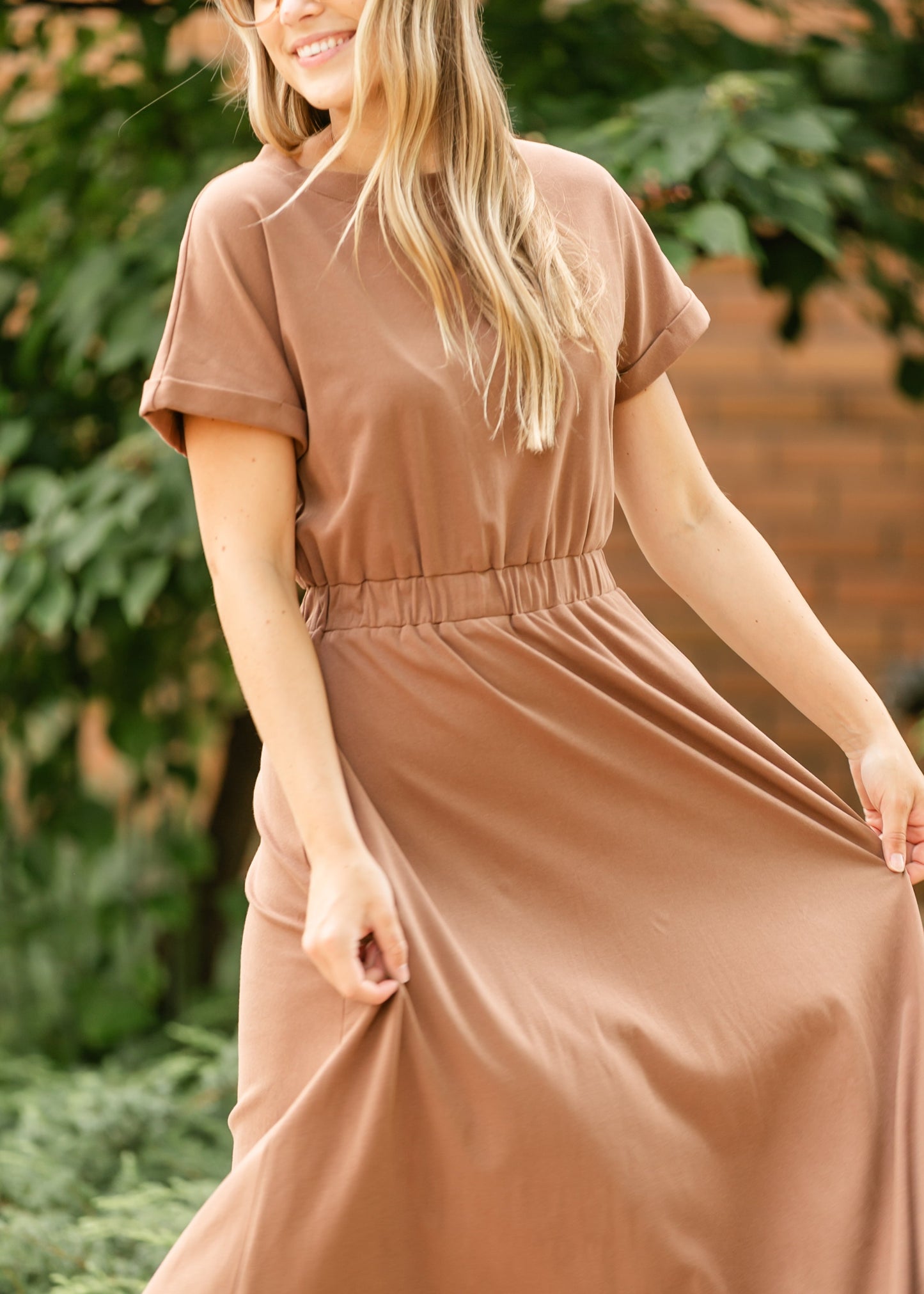 Casey Cap Sleeve Midi Dress