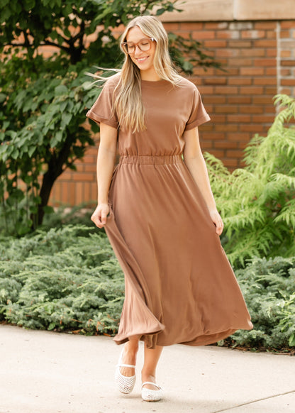 Casey Cap Sleeve Midi Dress