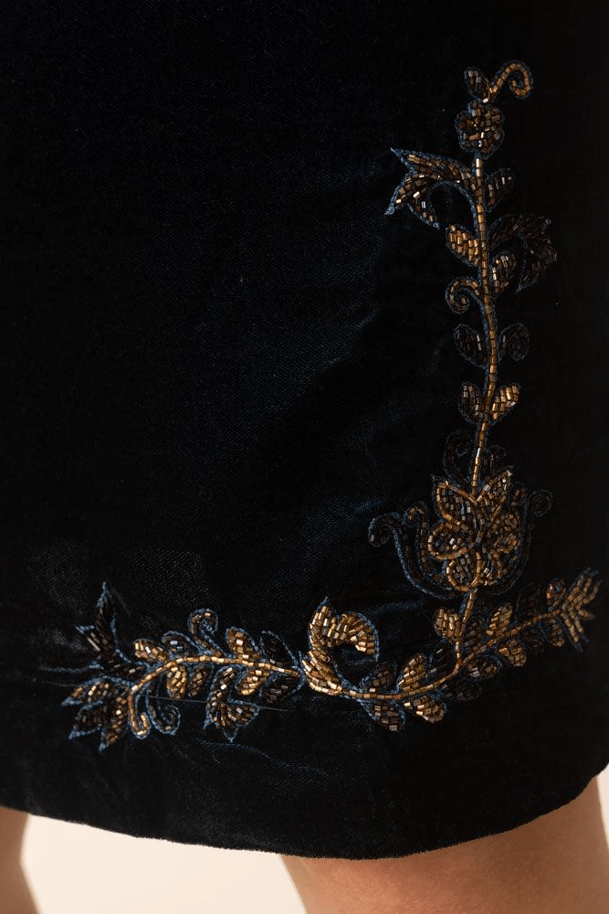 Binni Velvet Mini Dress