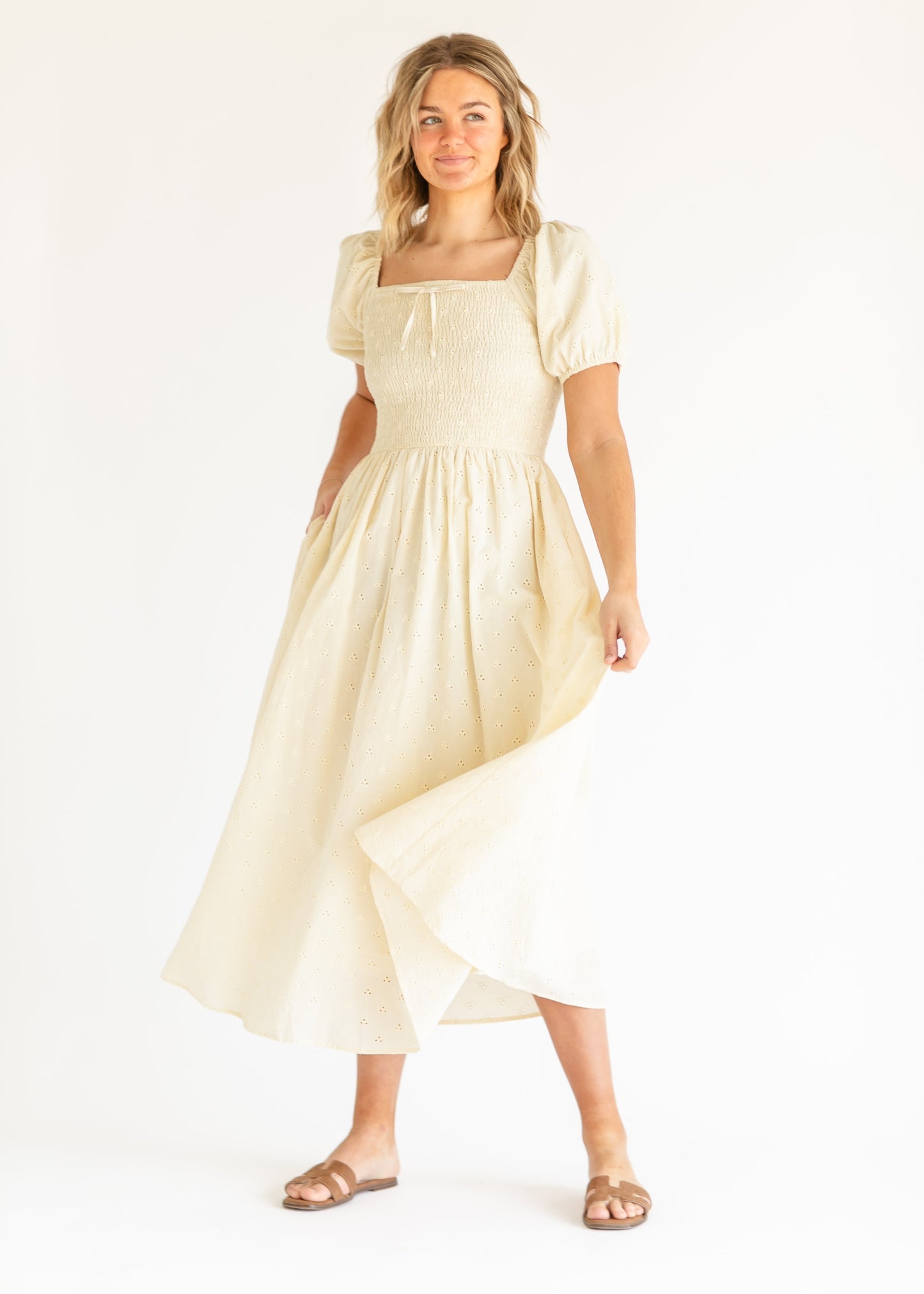 Rayna Eyelet Maxi Dress - FINAL SALE