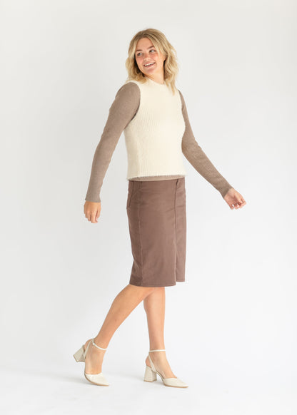 Remi Denim Midi Skirt