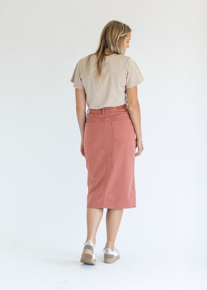 Remi Denim Midi Skirt