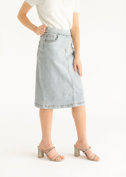 Sandra Midi Denim Skirt