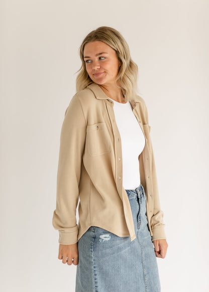 Taylor Ultra Soft Button Front Shirt