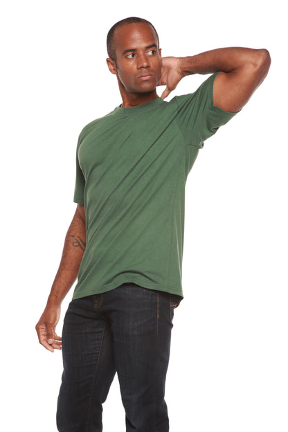 The Original Men's Bamboo Viscose/Organic Cotton Short Sleeve T-Shirt - Classic Cut