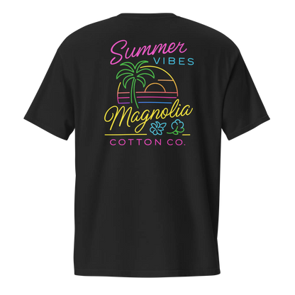 Summer Vibes Neon Pocket Tee – Magnolia Cotton Co.
