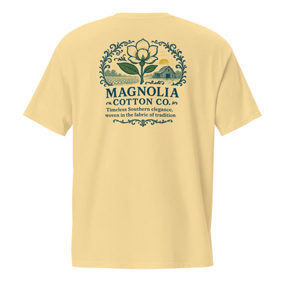 The Cotton Roots Tee - Magnolia Cotton Co. Pocket Tee (Available in Multiple Colors)