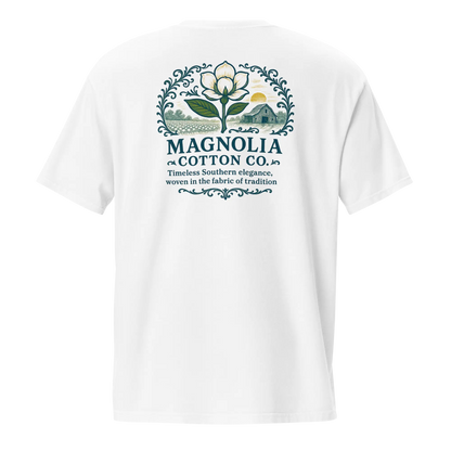 The Cotton Roots Tee - Magnolia Cotton Co. Pocket Tee (Available in Multiple Colors)