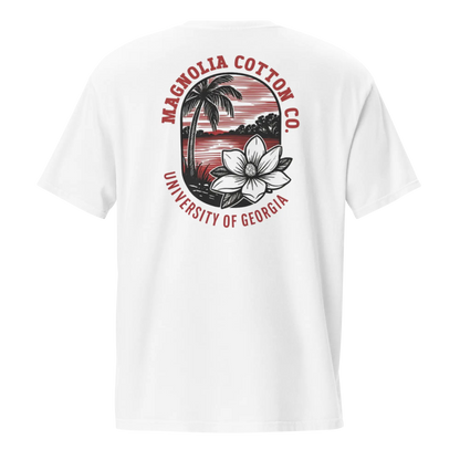 Tropic Dawgs UGA Pocket Tee – Magnolia Cotton Co. in Magnolia White